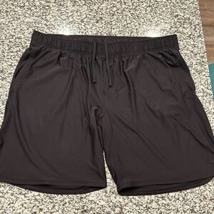 Athletic Works Men's Charcoal Athletic Shorts